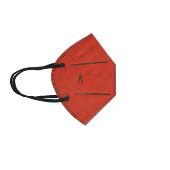Pack 5 unidades Mascarilla Airnatech 20 lavados roja para niños TALLA S