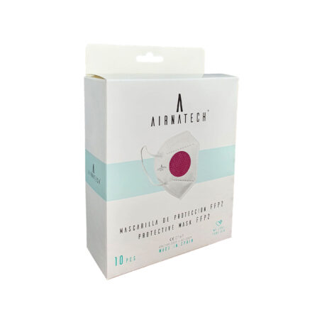 Pack 10 uds Mascarillas Airnatech FFP2 Granate - Imagen 2