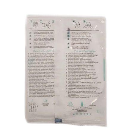 Pack 10 uds Mascarillas Airnatech FFP2 Granate - Imagen 6