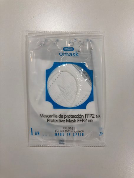 Pack mascarillas FFP2  Omask Blanca  talla  XS - Imagen 3
